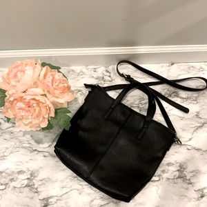 JOY Susan black leather cross body